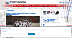 Desktop Screenshot of icehockey.lu