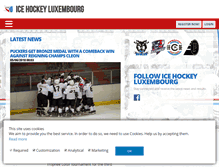 Tablet Screenshot of icehockey.lu